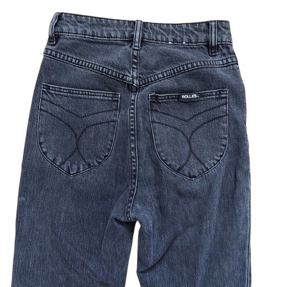 ROLLA'S Black Flare & Wide Leg Jeans - Picture 7 of 11